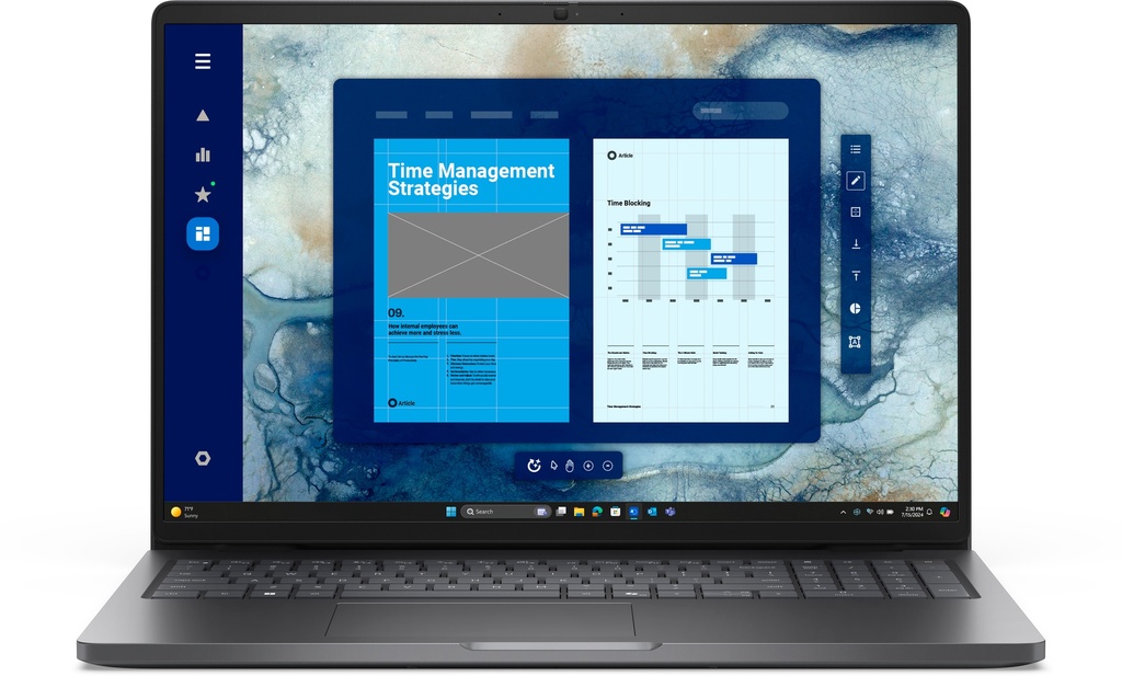 NB DELLPRO16 PC16250_I5RPLR16512WPS_1W CXGYV.Intel Core 5 120U. 16GB. Pantalla 16 Pulgadas - 512GB SSD. W11 Pro.Garantía 1 Year Hardware Service With OnSite