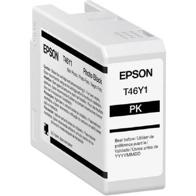Cartucho Epson Pro10 T46Y100 Tinta UltraChrome Photo Black 50ML Compatible para SureColor P900 -