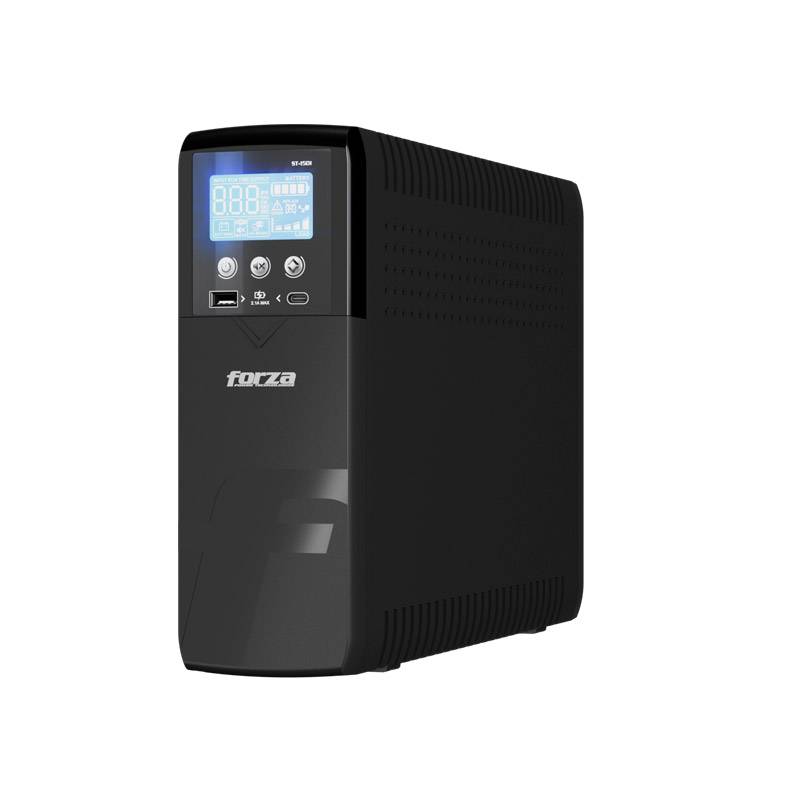 UPS Inteligente 1500VA/900W Torre Compacta - 10 salidas, LCD, Puertos USB de Carga, Software-120V