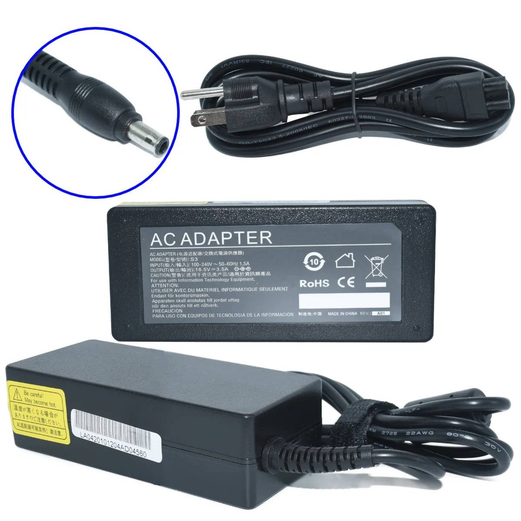 Cargador / Adaptador para Laptop AC-Mini GENERICO de 40W 19V 2.15A (5.5*1.7) -