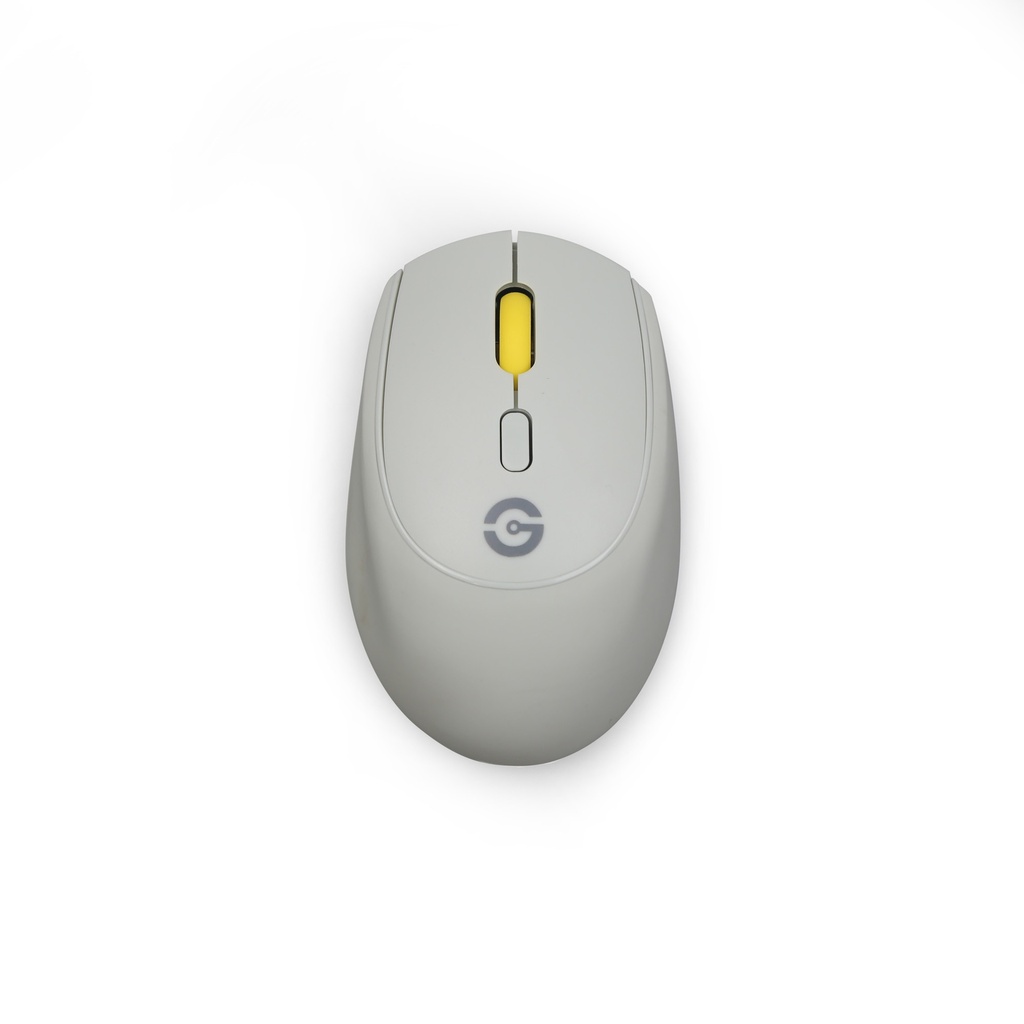 GETTTECH MOUSE INALAMBRICO GRIS - 2 BOTONES Y RUEDA DE DESPLAZAMIENTO, SENSOR FCT3065 RESOLUCION DESDE 800 HASTA 1600PPP, MOD. GAC-24407G