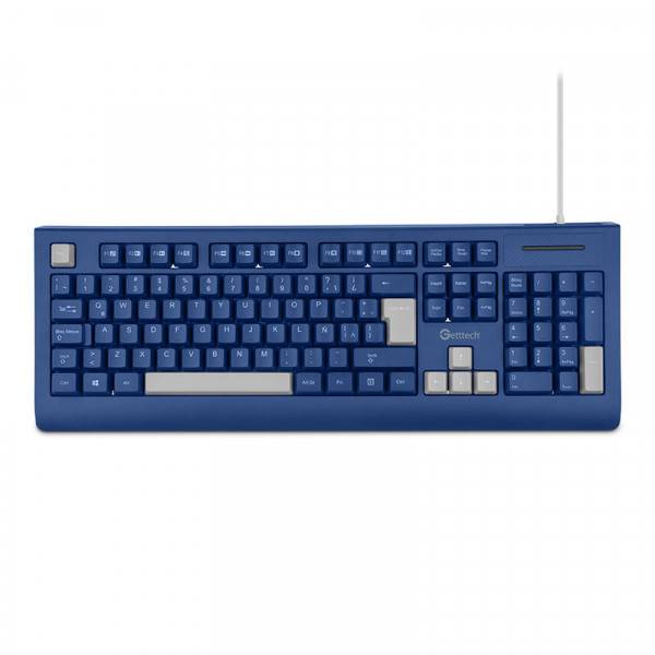 GETTTECH TECLADO AZUL┴GGK-ESMWR-02-BL -