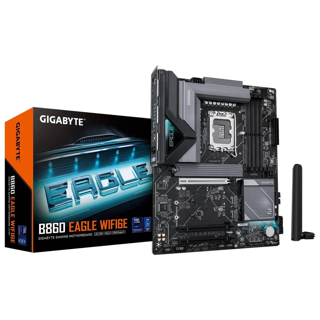 TARJETA MADRE GIGABYTE ATX B860 EAGLE WIFI6E - DDR5, AM5, 256 GB, PARA AMD