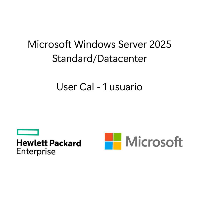 LTU de Microsoft Windows Server 2025 1 usuario CAL WW -