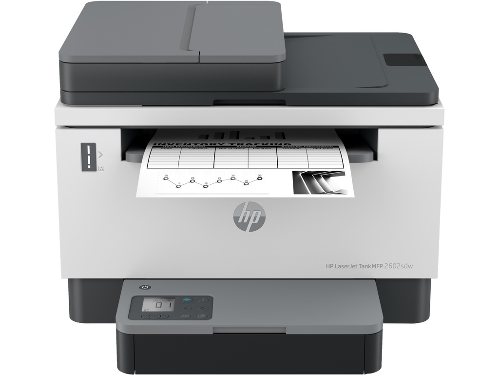 Impresora Multifunción HP Laserjet Tank MFP 2602SDW 2R7F5A - 600 x 600 ppp - 22 ppm, 25000 páginas