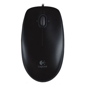 Mouse LOGITECH M100 - Negro, 3 botones, Alámbrico, Óptico, 1000 DPI