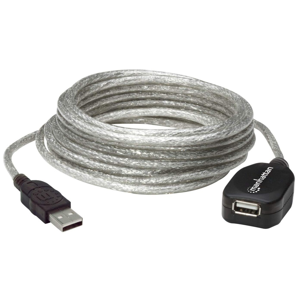 519779 Cable Extensión Activa USB de Alta Velocidad 2.0m Encadenable - A Macho / A Hembra, 5 m