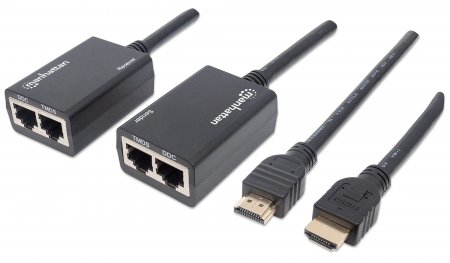 207386 Extensor de HDMI por Cat5e/Cat6; Extiende tu señal de 1080p hasta a 30m -