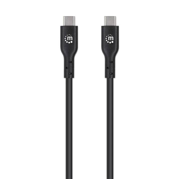 Cable USB C MANHATTAN 354868 - USB C, USB C, 0, 5 m, Negro