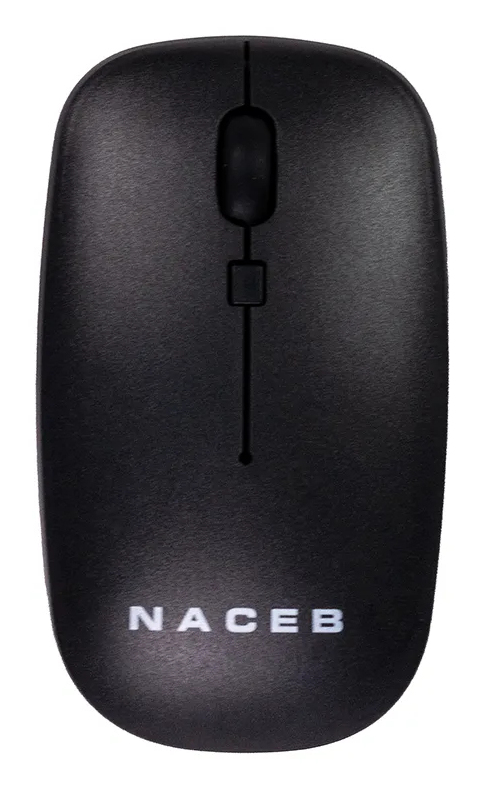 Naceb Mouse Slim Negro Inal 2.4G NA-0136N -