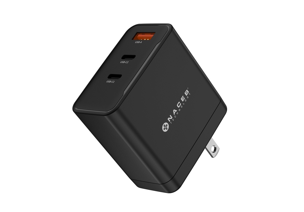 CARGADOR DE PARED NA-0144 USB-A + USB-C -