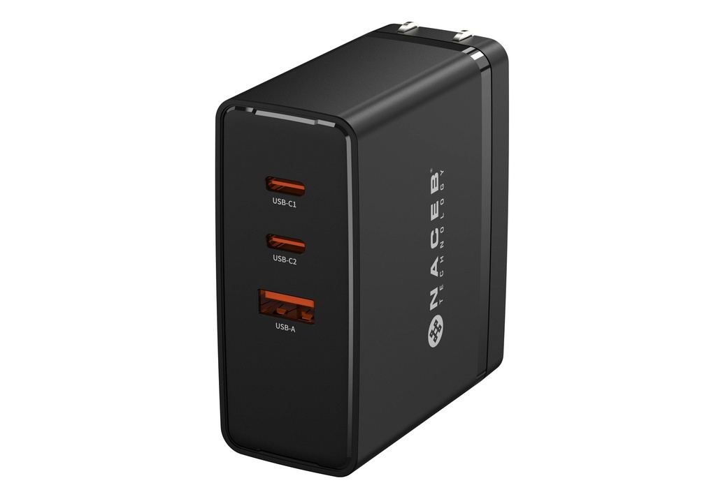 CARGADOR DE PARED NA-0145 USB-A + USB-C -