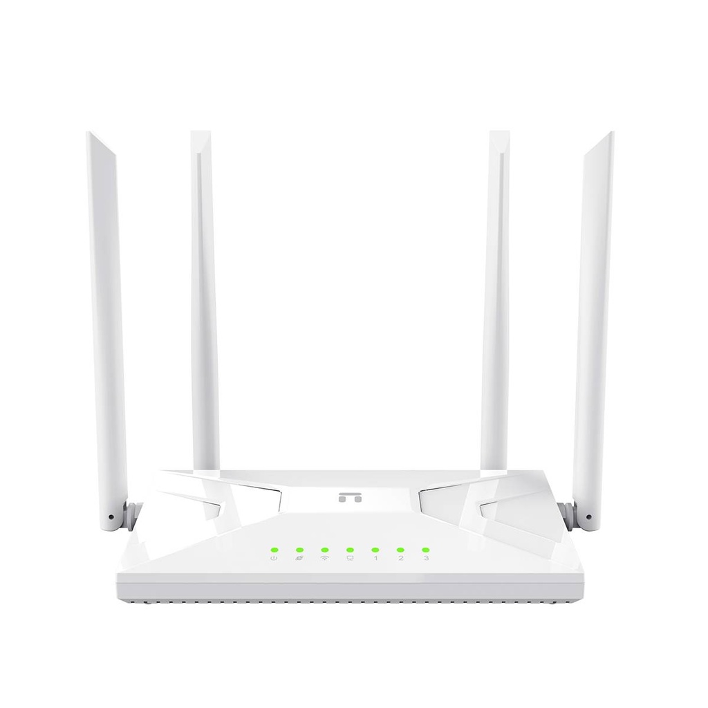 Netis Router Inalámbrico NC21 - 4 puertos, WIFI 5, 1200 Mbps, Router, AP, WISP, Modo Cliente, Repetidor, 4 Antenas 5 dBi