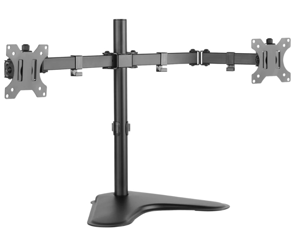 Soporte de Escritorio OVALTECH OVME-D1332 para 2 Monitores LCD de 13 pulgadas a 32 pulgadas (Resistencia 8kgs) -