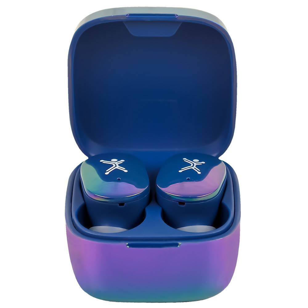 Audífonos Inalámbricos Bluetooth Brillantes Pearl Color Azul | PERFECT CHOICE -