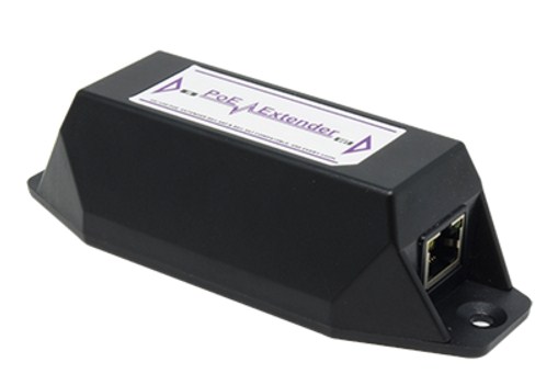 Extensor PoE simple - permite ampliar hasta 100 mts la instalación de una cámara IP(PoE), no requiere fuente de poder