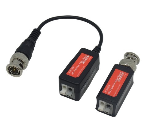 Video Balum puro Video - pasivo, soporta cámaras AHD hasta 8 MP (hasta 200 metros), compatible con CVI, TVI y CVBS (hasta 150 metros)