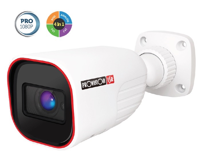 Camara bala AHD 2 MP(AHD/TVI/VCI) - 700 TVL (CVBS), Lente fijo 2.8mm (88°), IR hasta 40 mts, BLC, HLC, CoC, IP67