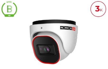 Camara domo AHD (3K) 5 MP(AHD/TVI) - 4 MP(AHD/TVI/VCI), 700 TVL (CVBS), Lente fijo 2.8mm (99°), IR hasta 20 mts, microfono, WDR, CoC, IP67