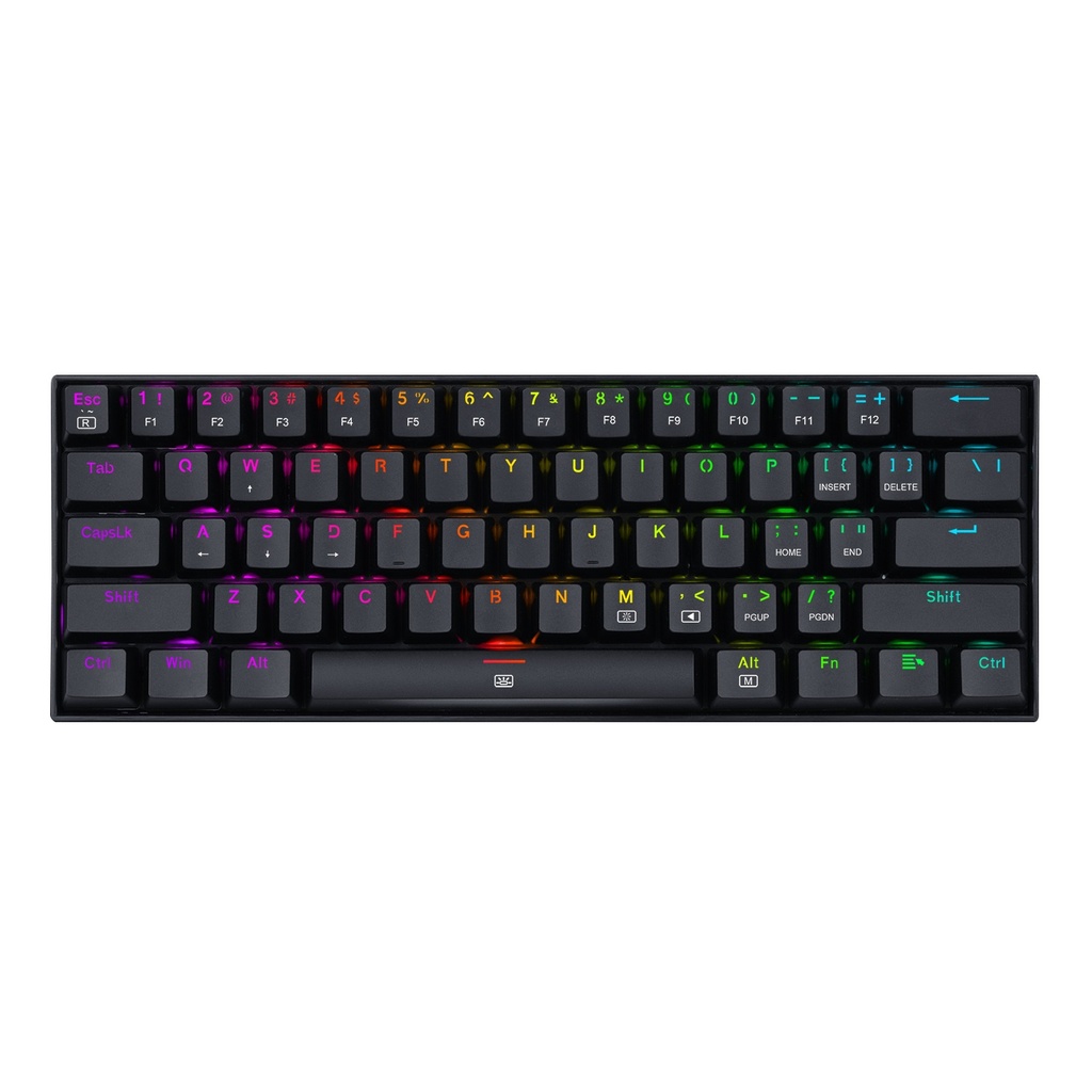 Teclado Mecánico Redragon Dragonborn - Inglés, Negro, RGB
