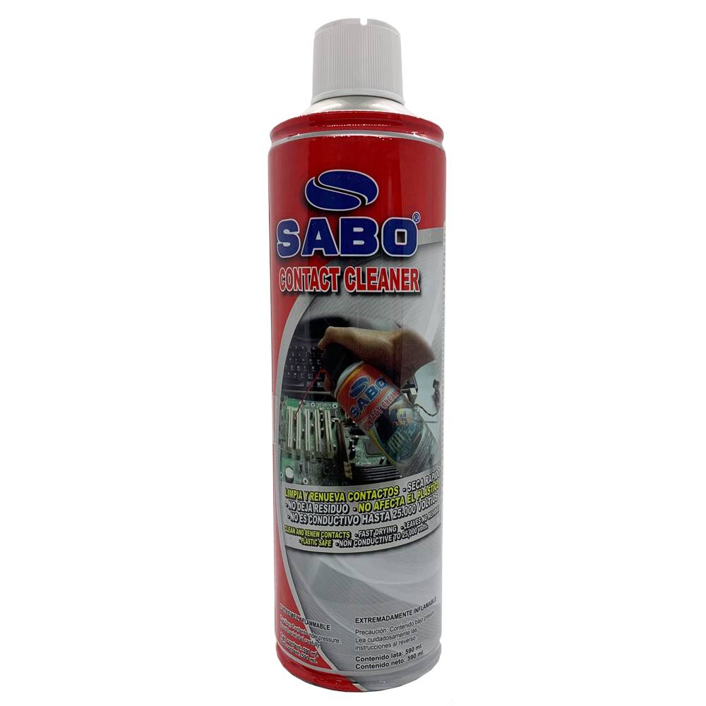 CONTACT CLEANER 590ML SABO LIMPIADOR DE CIRCUITOS ELECTRONICOS -