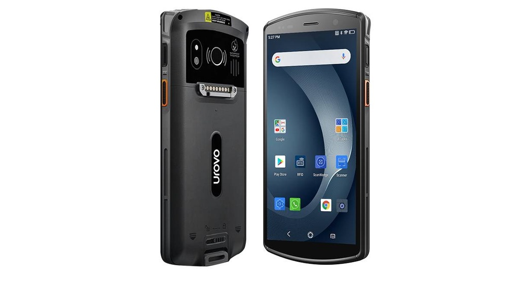 Terminal Portátil UROVO (DT50S) Pantalla tactil 5.7 HD+ - 720 x 1440, 450 NITS; multitáctil. Batería estándar de 5000 mAh/19, 35 Wh (6000 mAh opcional). Proc