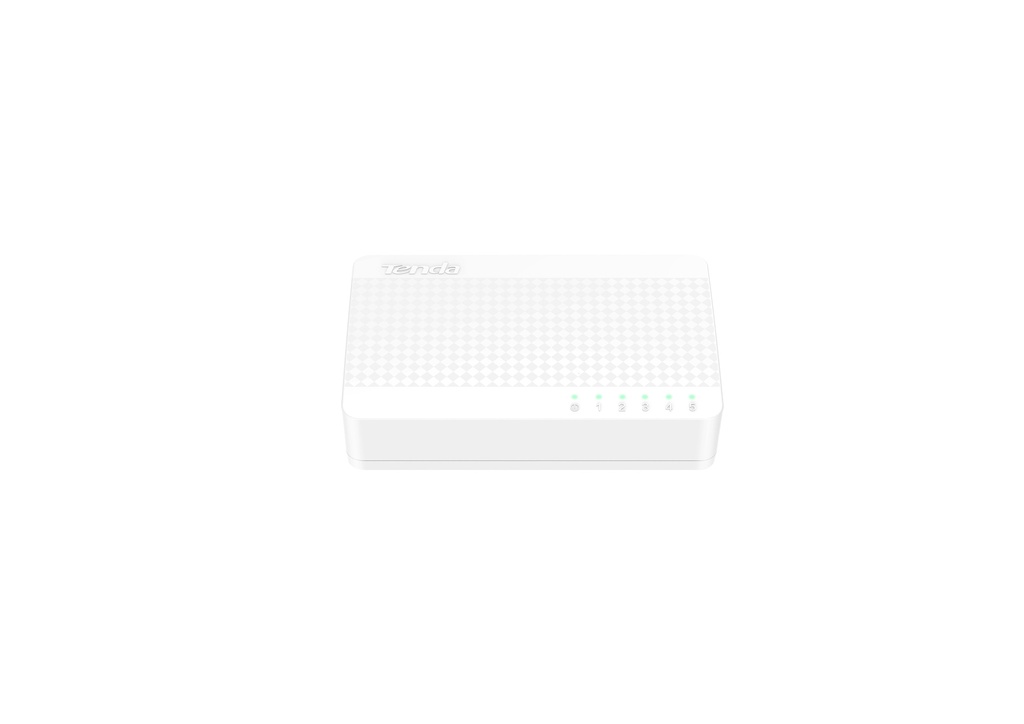 Switch TENDA S105 - Color blanco, 5 puertos, RJ-45