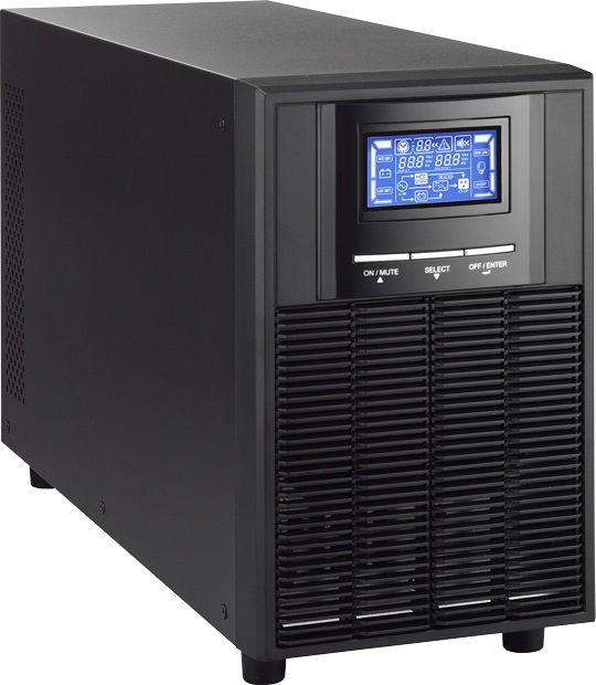 UPS Online doble conversión Monofasico Torre GAMMA 2K 2000VA/1800W - 4 NEMA 5-15/20R protegidos, entrada NEMA 5/20P 120/300Vca, salida 208/240Vca, SNMP
