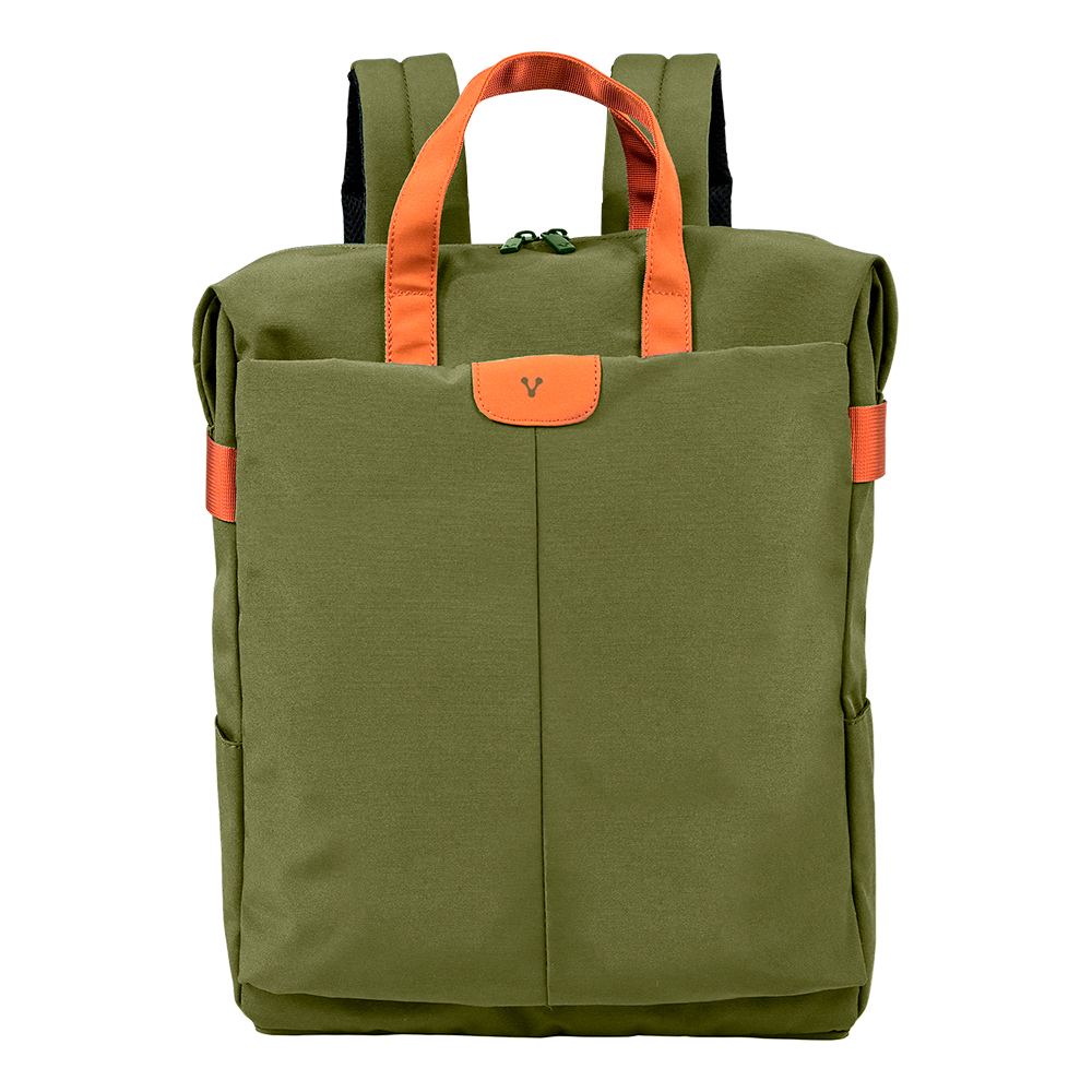 MOCHILA VORAGO BP-301 VINTAGE DOBLE USO LAPTOP 15.6 VERDE -