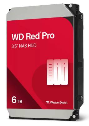 Disco Duro Western Digital RED WD6005FFBX 6TB - SATA, 7200 RPM, 3.5 Pulgadas Caché 256MB, Velocidad de transferencia: 238MB/s, Modelo: WD6005FFBX