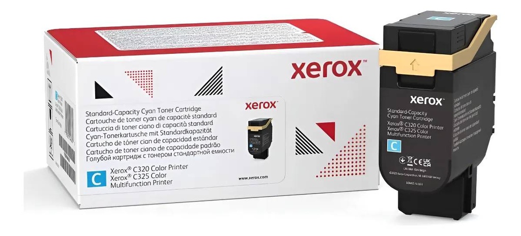 TONER XEROX 006R04832 ALTA CYAN -