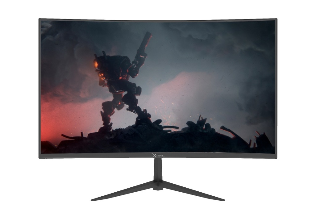 Monitor Xzeal 23.8 pulgadas Xzeal XZ3015-1 Panel Curvo VA FHD 165Hz 1ms 1xDP + 1xHDMI + 1xUSB 1.0+ 1x3.5mm + Vesa 100x100mm Negro -