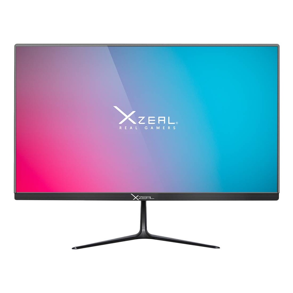 Monitor Xzeal 23.8 pulgadas Xzeal XST 560-2 Panel Plano VA FHD 100Hz 5ms 1xVGA + 1xHDMI + Vesa 100x100mm Negro -