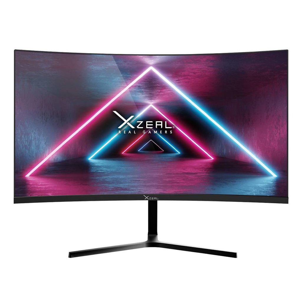 Monitor Xzeal 23.8 pulgadas Xzeal XSPMG07B XST-570-1 Panel Curvo VA FHD 100Hz 5ms 1xVGA + 1xHDMI + Vesa 100x100mm Negro -