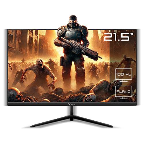 Monitor Xzeal 21.5 XST 580-1 Panel Plano VA HD 100Hz 5ms 1xVGA + 1xHDMI + 1xDC + Vesa 75x75mm Negro -