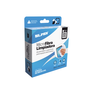 Toallita seca electrostática de 30 x 30 cm, auxiliar en la limpieza de superficies y/o pantallas de equipos de computo y aparatos electrónicos, fibra óptica, limpia sin rayar, no daña superficies delicadas