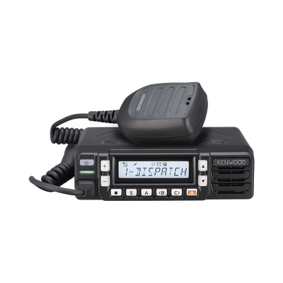 Radio móvil UHF 400-470 MHz, Digital DMR-Analógico, 45 Watts, 260 Canales, Pseudotrunking, Encriptación, IP54, MIL-STD-810, GPS, Incluye accesorios de instalación