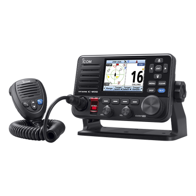Radio móvil marino VHF clase D, con pantalla a color de 3.5"