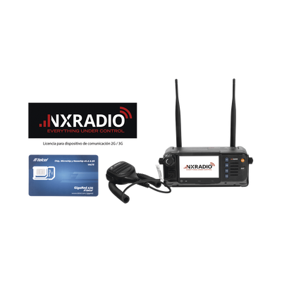KIT Radio PoC + licencia NXRADIOTERMINAL, Incluye Radio PoC Móvil 4G LTE M5
