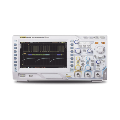 Osciloscopio Digital RIGOL de 2 Canales Análogos, 300 MHz de Ancho de Banda Análoga, Vel. de Muestreo-Tiempo Real de 2 GS/s, Base de Tiempo (min.) de 1 ns/div.