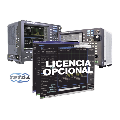 Opción de Software para Prueba en Estación Base TETRA T1 en R8000 /R8100.