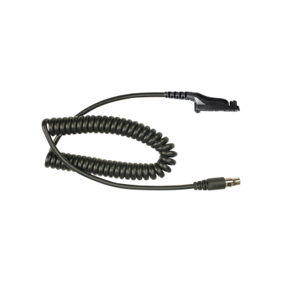 Cable para auricular HDS-EMB con atenuación de ruido para radios MOTOROLA (MOTOTRBO) XPR6500, XPR6550, DEP450, DEP550, DEP550e, DEP570, DGP-4150, DGP-6150, DGP-8550, DGP-5550, APX-7000/ DP-3400.