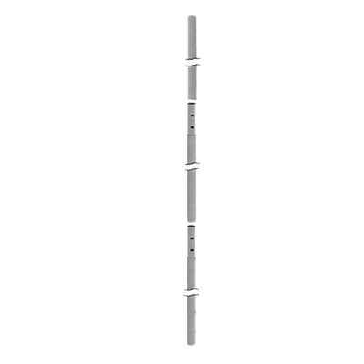 Mástil seccionado de 10.30 m x 48 mm ced 30, galvanizado por inmersión caliente.