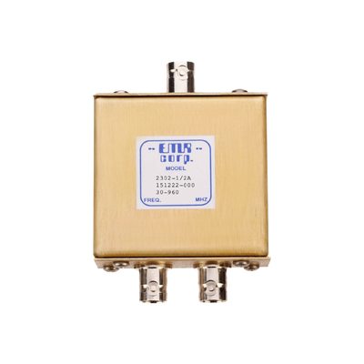 Divisor de Potencia EMR de 2 Vías, 30-960 MHz, 0.5 Watt, Conectores BNC Hembra.