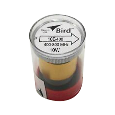 Elemento de 10 Watt en Línea 7/8" para Wattmetro BIRD 43 en Rango de Frecuencia de 400 a 800 MHz.