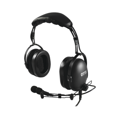 Diadema Heavy Duty sobre la cabeza para KENWOOD NX-340/320/420, TK-3230/3000/3402/3312/3360/3170