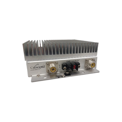 Amplificador Vehicular, 403-450 MHz, Entrada 1-5 Watt /Salida 50 Watt, 11 Amp., UHF Hembras.