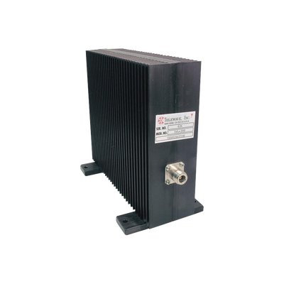 Carga Terminal Coaxial Seca de RF para 50 Ohm, CD-1000 MHz, 300 Watt, 50% 2-min, N Hembra.