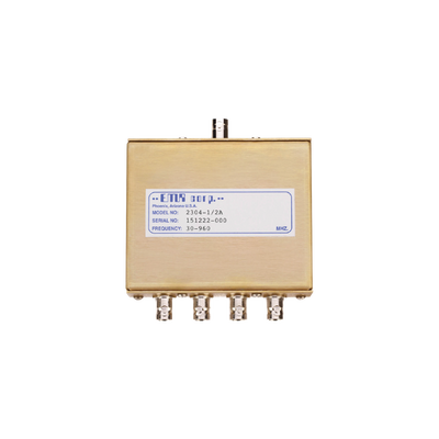 Divisor de Potencia EMR de 4 Vías, 30-960 MHz, 0.5 Watt, Conectores BNC Hembra.