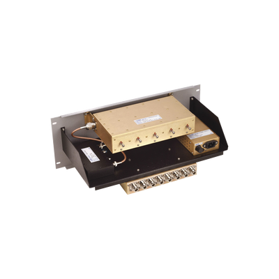 Multiacoplador y Preselector EMR, 300-512 MHz, 8 Canales, 3-10 MHz, N Hembras.
